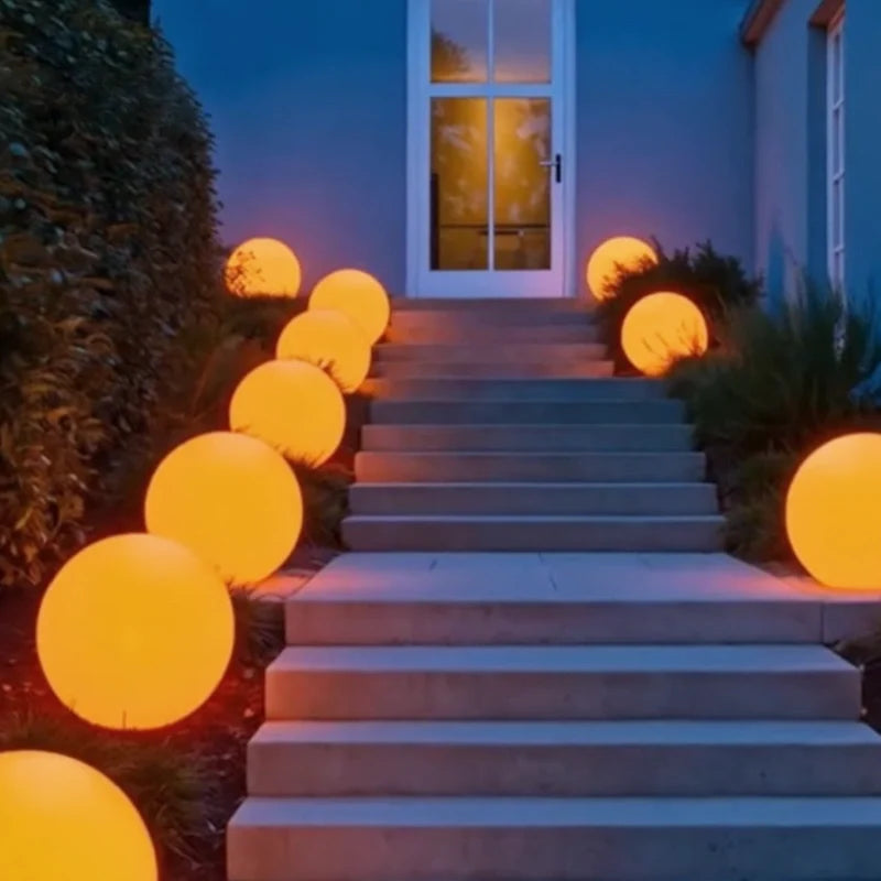 Lampe de jardin sphérique LED Norra Maison