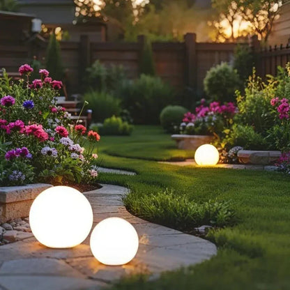 Lampe de jardin sphérique LED Norra Maison