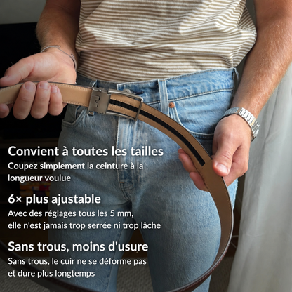 Ajusto, sans trous, réglable tous les 5 mm