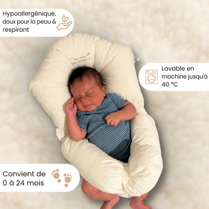 Hypoallergénique, lavable en machine, 0 à 24 mois