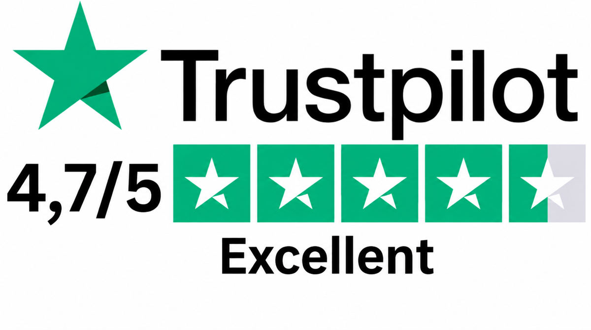 Trustpilot 4,7/5 Excellent
