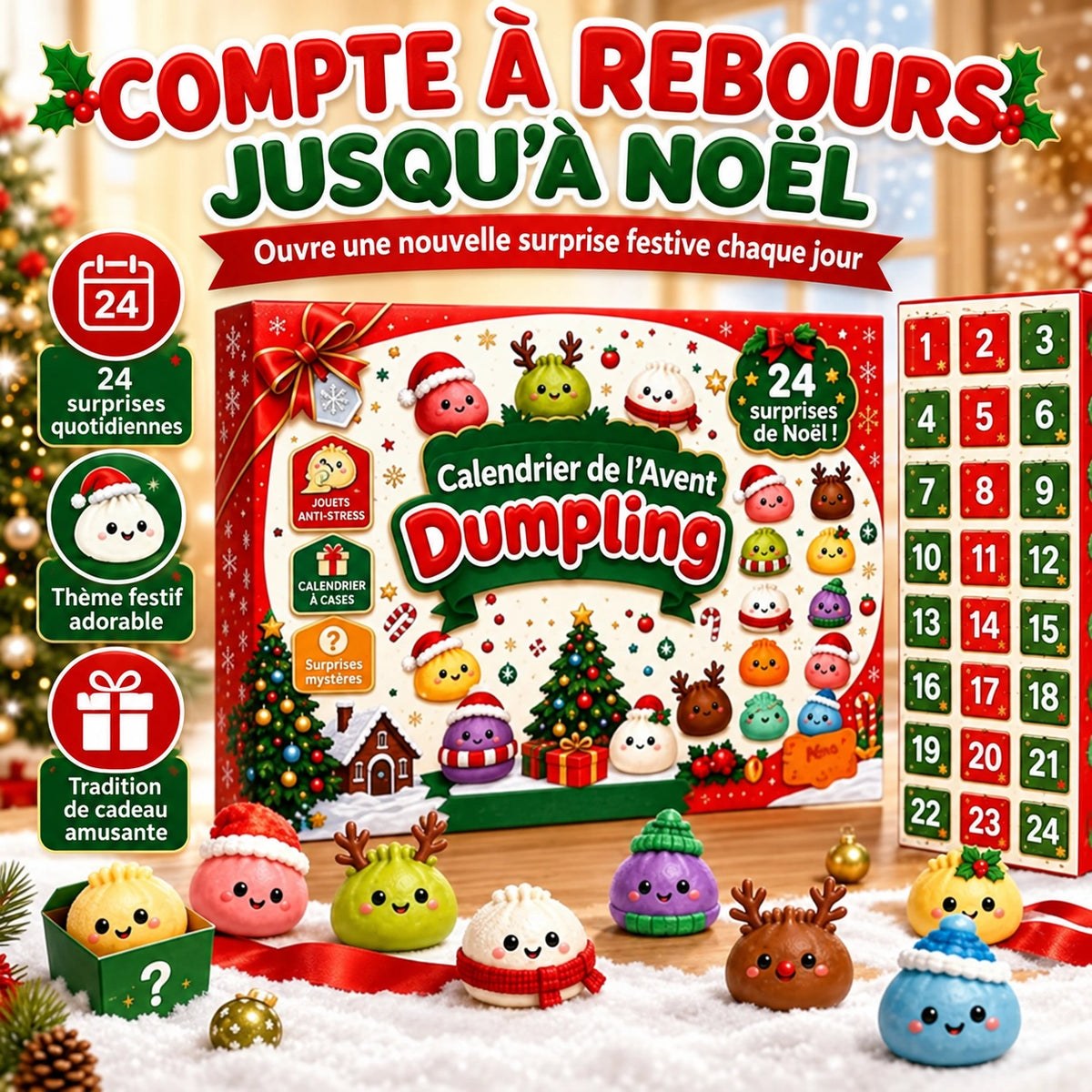 Compte à rebours jusqu'à Noël