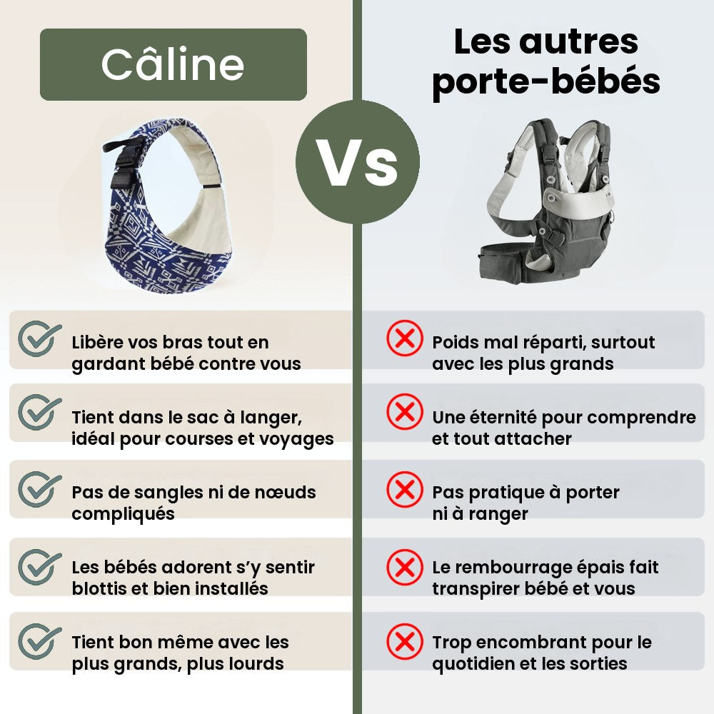 Câline porte-bébé de hanche