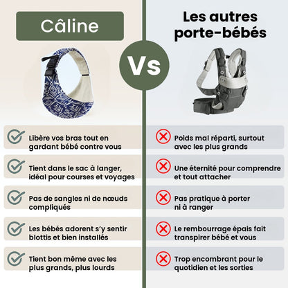 Câline porte-bébé de hanche
