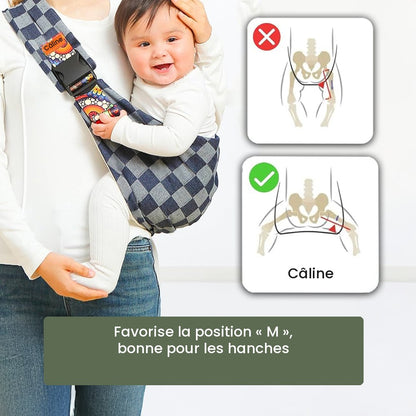 Câline porte-bébé de hanche