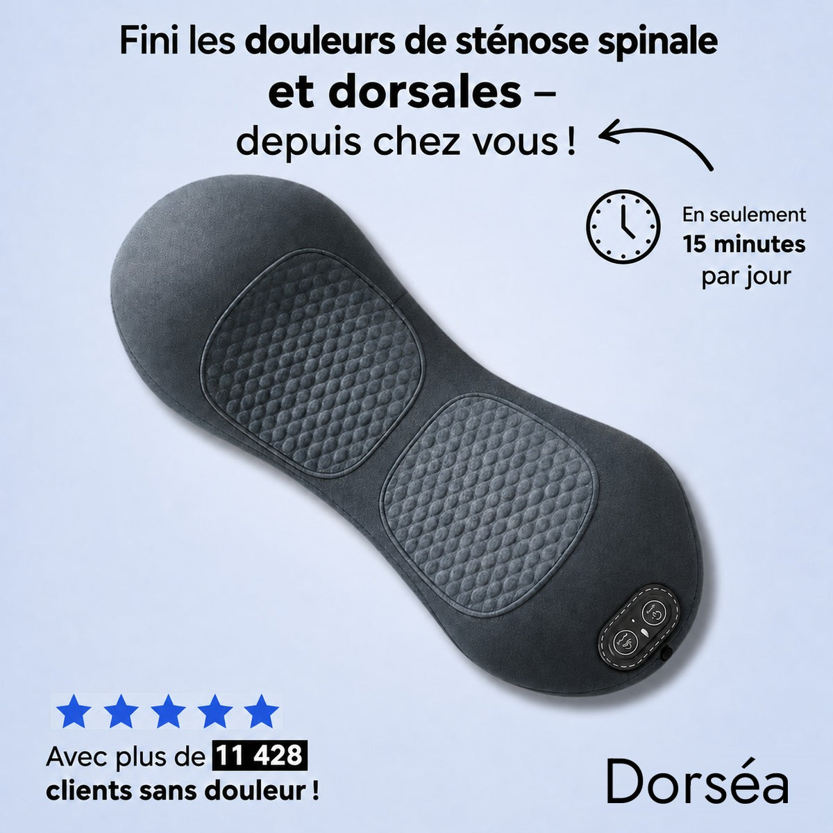Dorséa™ – Masseur de traction lombaire
