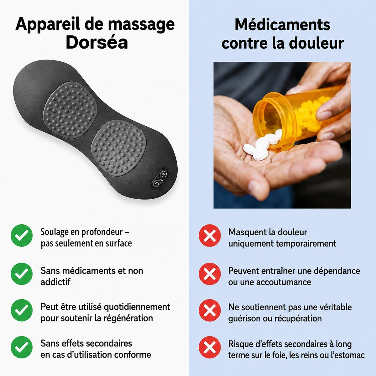 Dorséa™ – Masseur de traction lombaire