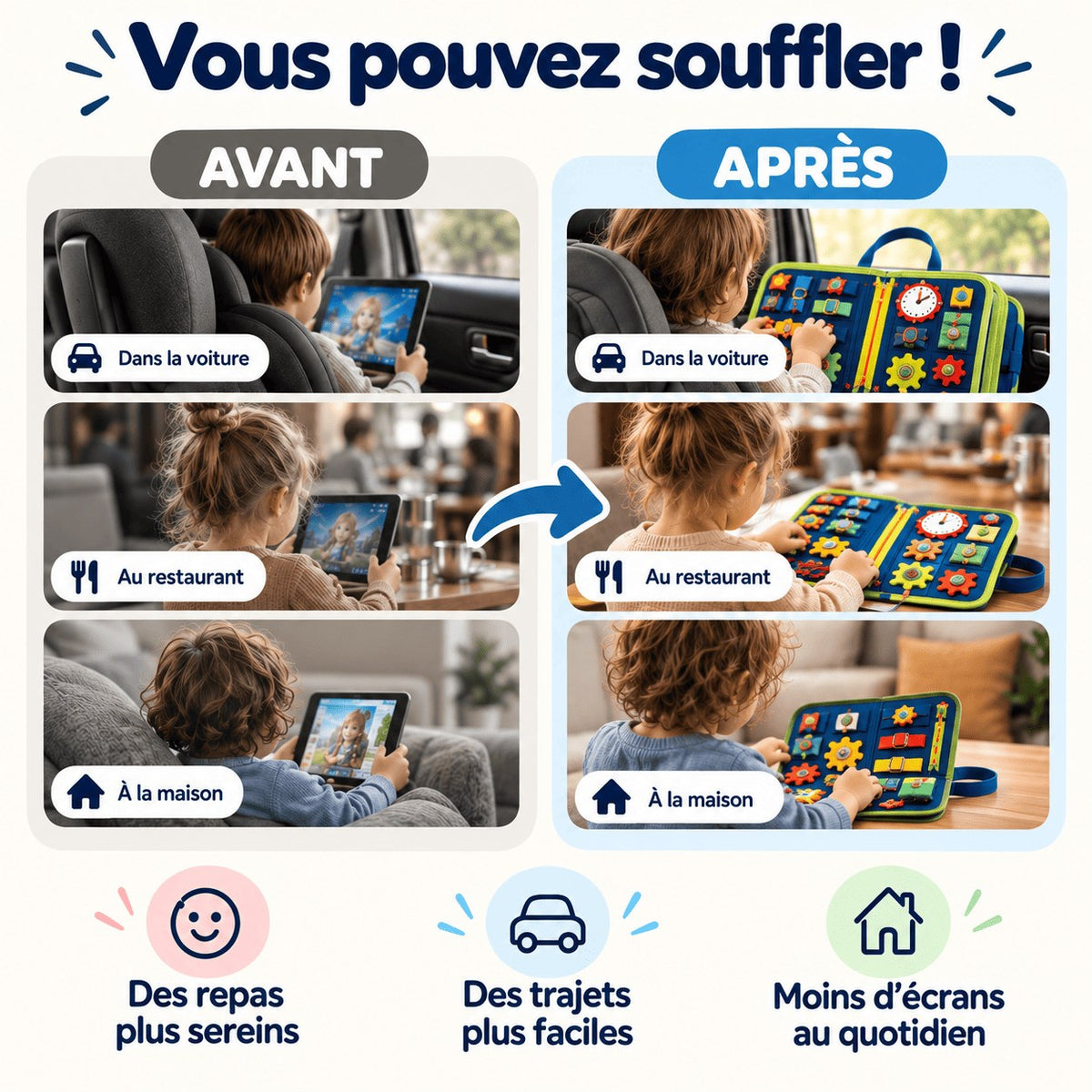 Avant / après : vous pouvez souffler