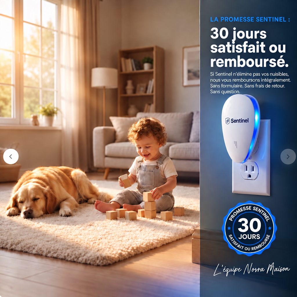 La promesse Sentinel : 30 jours satisfait ou remboursé