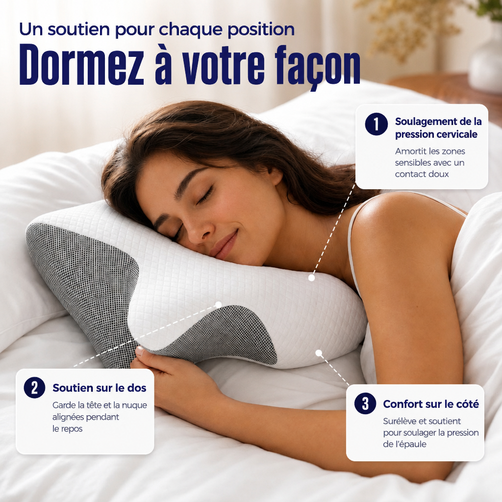 Un soutien pour chaque position : dormez à votre façon