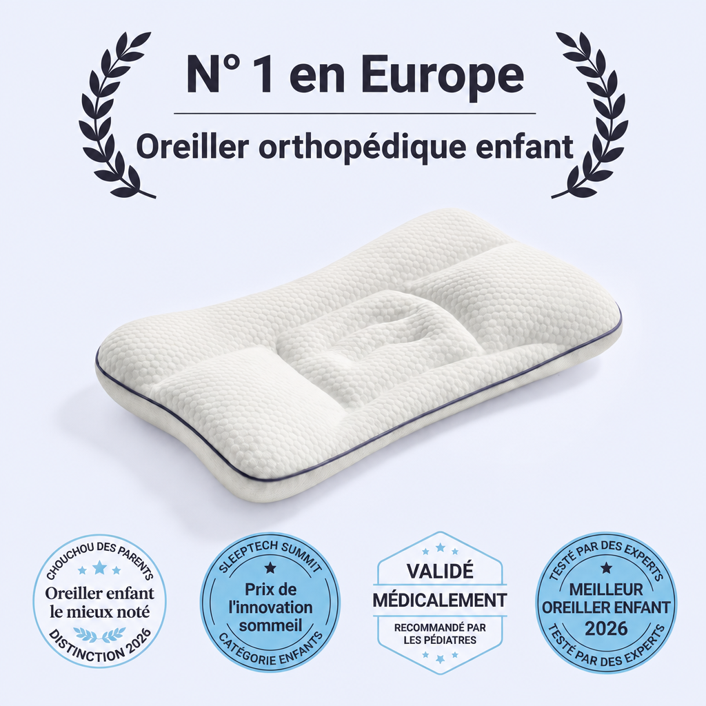 Nuitéa – oreiller orthopédique enfant n°1 en Europe