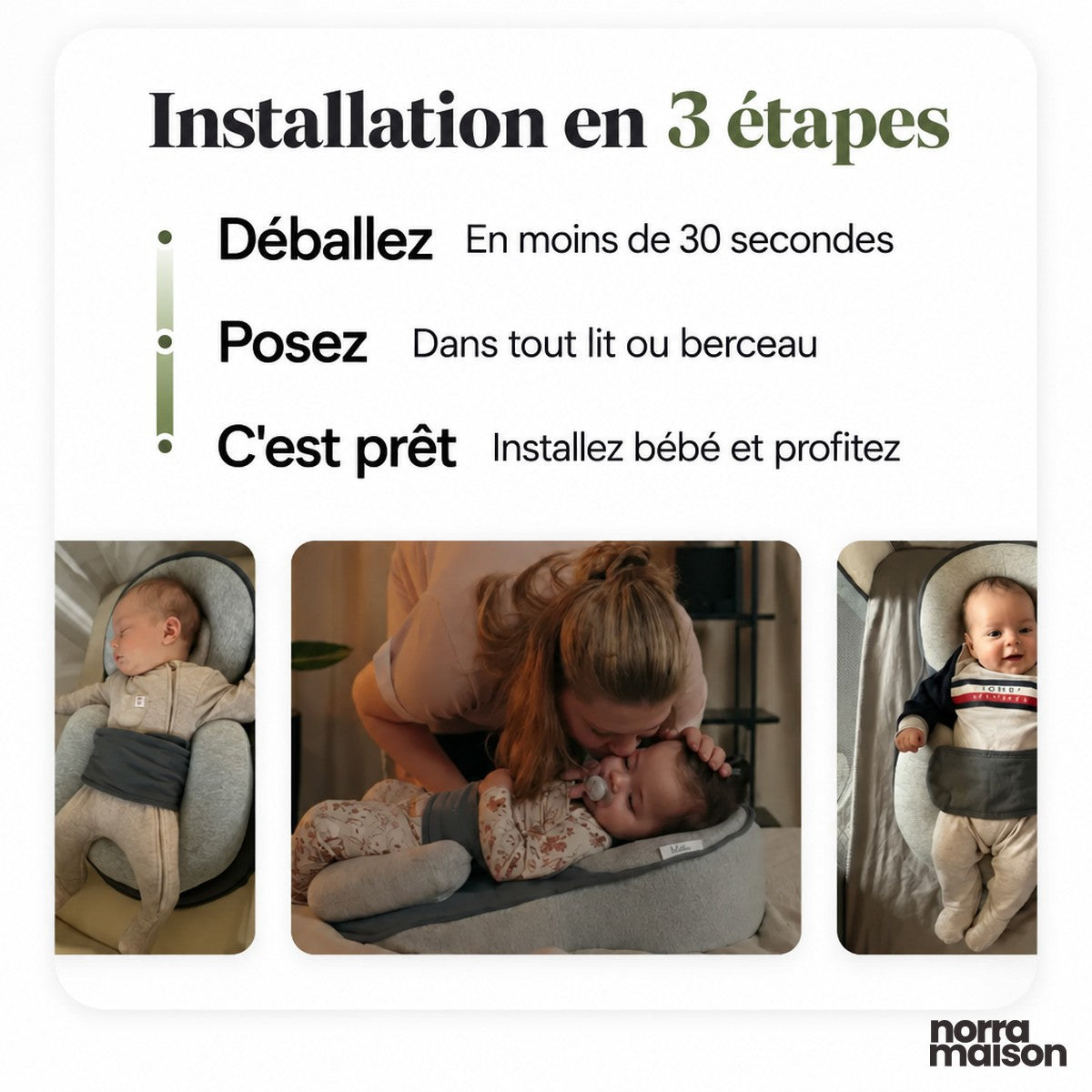 Petit Nid™ – nid bébé incliné 15°