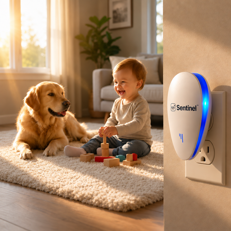 Child and dog safe near Sentinel